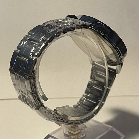 CINCINNATI BENGALS NFL Team Logo Men's Stainless-Steel Silver Analog Watch NEW - Picture 7 of 11